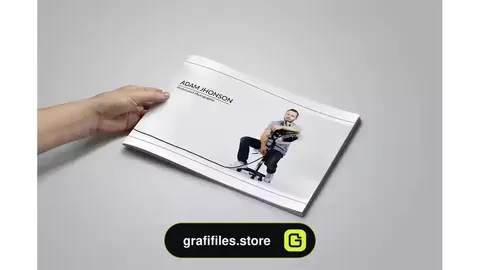 قالب ایندیزاین نمونه کار عکاسی Indesign Photography Portfolio Templete