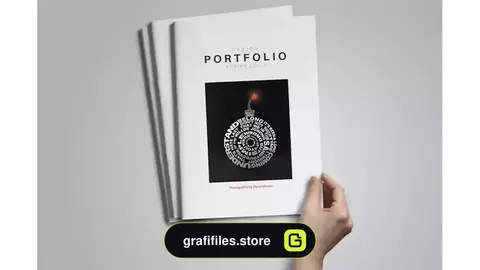 قالب ایندیزاین نمونه کار InDesign Portfolio Templete