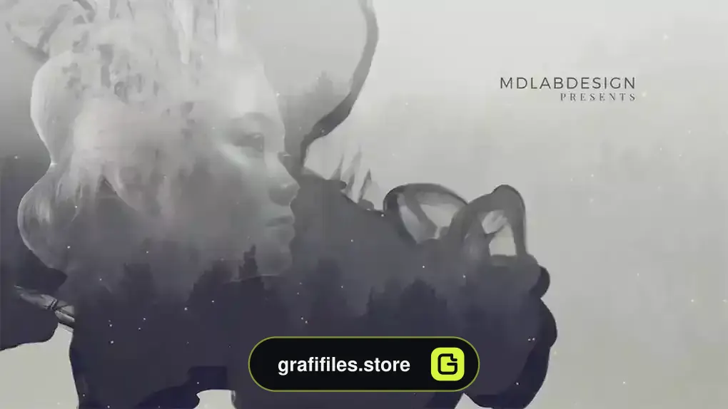 پروژه پریمیر تایتل سینمایی جوهری Ink Cinematic Titles