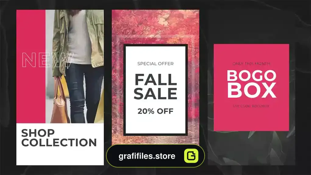 پروژه پریمیر استوری اینستاگرام فروش Insta Sale Stories