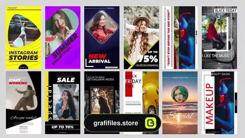پروژه پریمیر اینستاگرام Instagram Stories