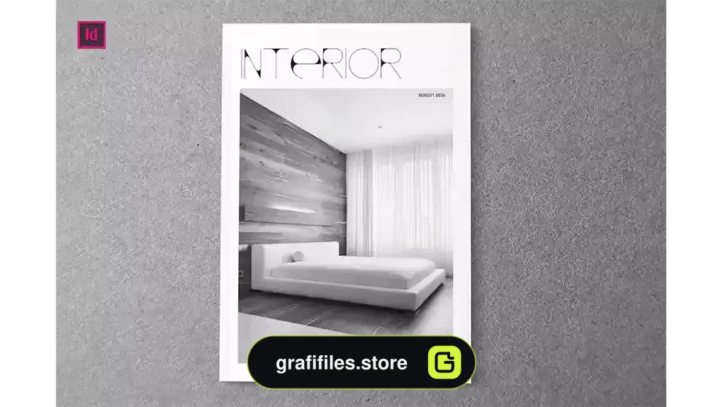 قالب ایندیزاین مجله طراحی داخلی INTERIOR - Indesign Magazine Template