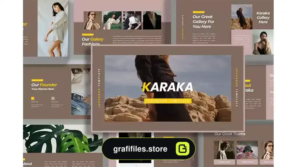 قالب پاورپوینت Karaka - Powerpoint Template