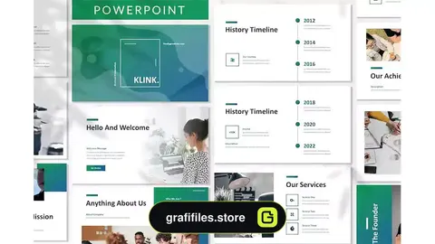 قالب پاورپوینت کسب و کار Klink