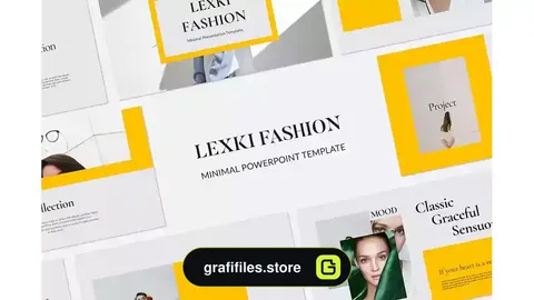 قالب پاورپوینت فشن LEXKI - Fashion Powerpoint Template
