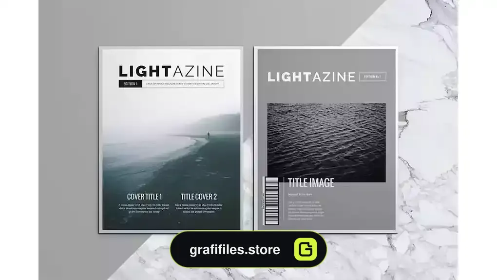 قالب ایندیزاین مجله Lightazine Indesign Template