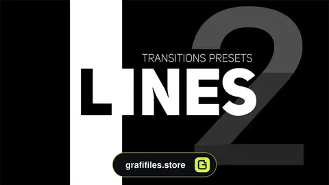 ترانزیشن پریمیر خطوط رنگی Line Transitions Presets 2