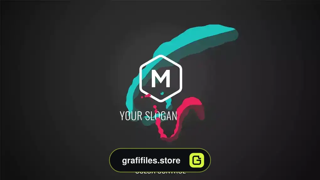 پروژه پریمیر نمایش لوگو سیال Liquid Logo Reveal
