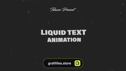 پریست پریمیر متن با افکت مایع Liquid Text Animation