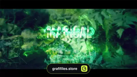 پروژه افترافکت لوگو طبیعت جادویی Magical Nature Logo Reveal