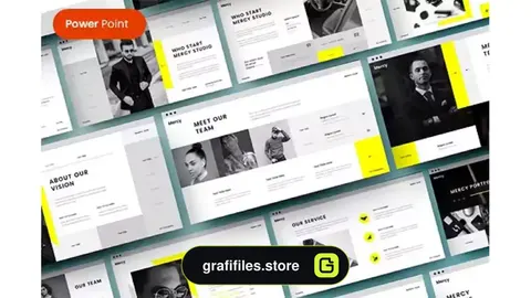 قالب پاورپوینت کسب و کار Mercy – Business PowerPoint Template