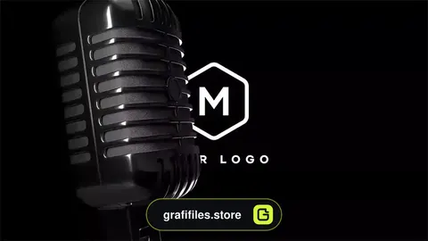 پروژه پریمیر لوگو میکروفون Microphone Logo