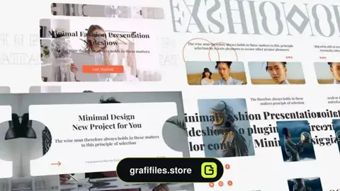 پروژه پریمیر اسلایدشو فشن مینیمال Minimal Fashion Slideshow