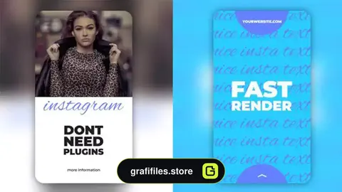 پروژه پریمیر استوری اینستاگرام مینیمال Minimal Insta Stories