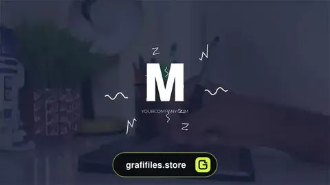 لوگو موشن پریمیر Minimal Scribble Logo