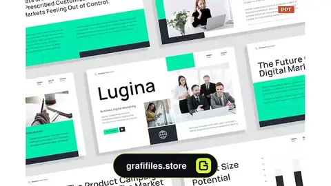 قالب پاورپوینت بازاریابی دیجیتال کسب و کار مدرن