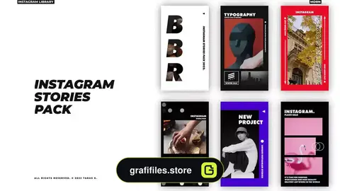 پروژه پریمیر استوری اینستاگرام Modern Instagram Stories
