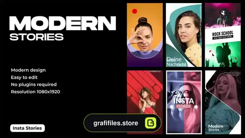 پروژه پریمیر استوری اینستاگرام Modern Stories