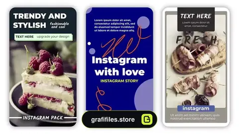 پروژه پریمیر استوری اینستاگرام Modern Stories Pack