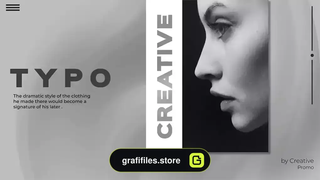 پروژه پریمیر تایپوگرافی مدرن Modern Typography