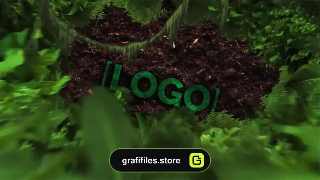 پروژه پریمیر لوگو طبیعت Nature Logo Reveal