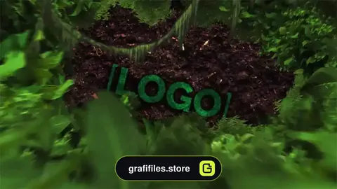 پروژه پریمیر لوگو طبیعت Nature Logo Reveal