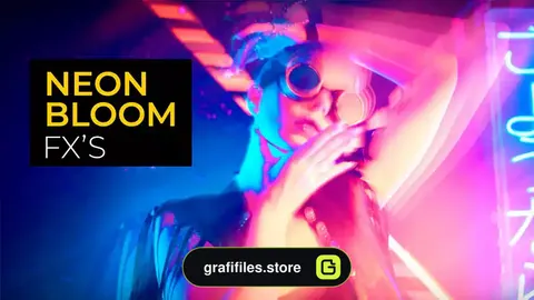 دانلود 10 پریست پریمیر افکت نئون Neon Bloom Effects