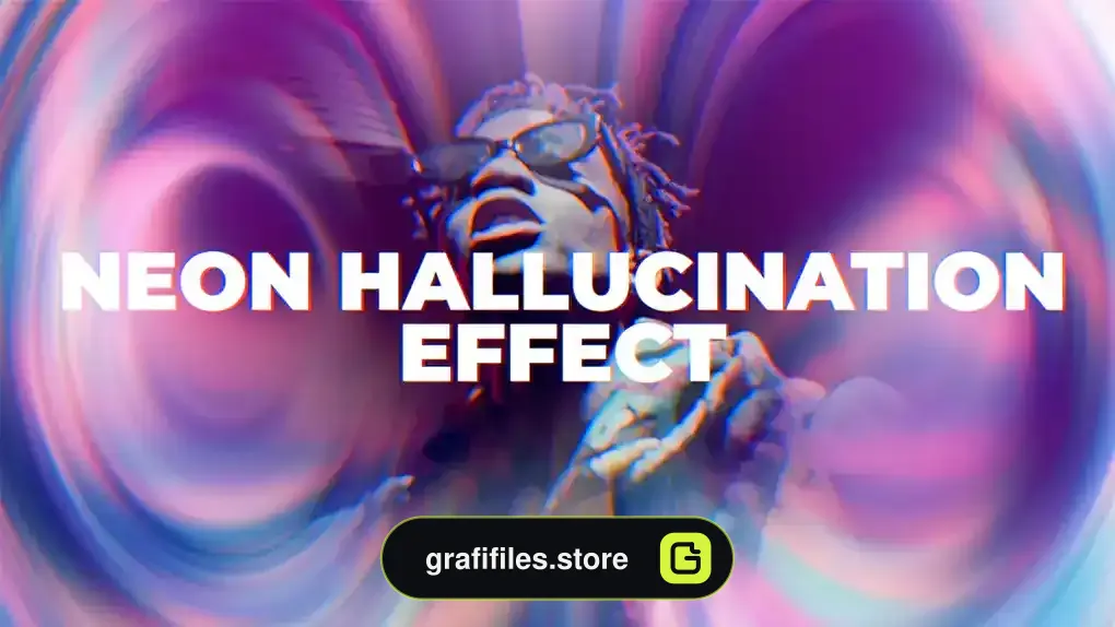 پریست پریمیر افکت توهم به سبک نئون Neon Hallucination Effect