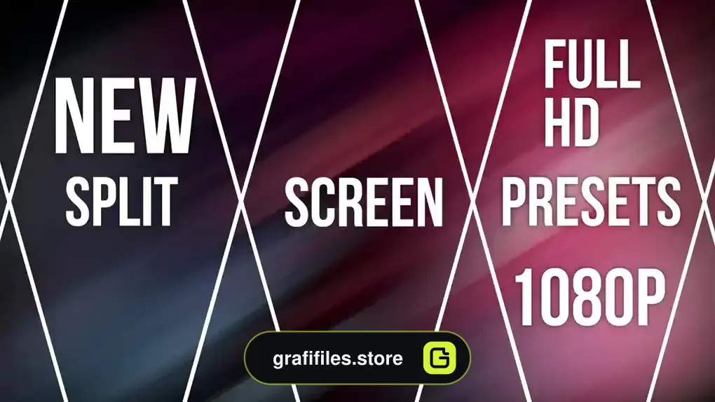 پریست پریمیر تقسیم صفحه نمایش New Split Screen Presets Full HD 1080p