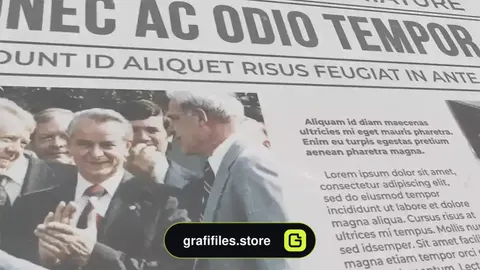 پروژه پریمیر اسلایدشو روزنامه قدیمی Newspaper History