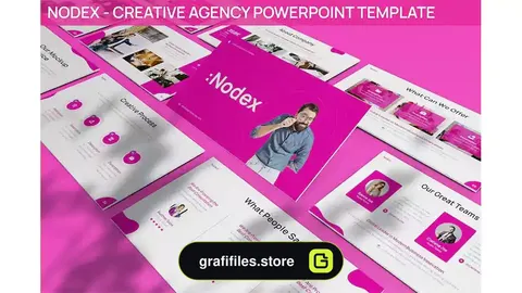 قالب پاورپوینت Nodex - Creative Agency Powerpoint Template