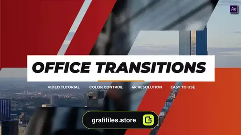 ترانزیشن افترافکت اداری Office Transitions After Effects