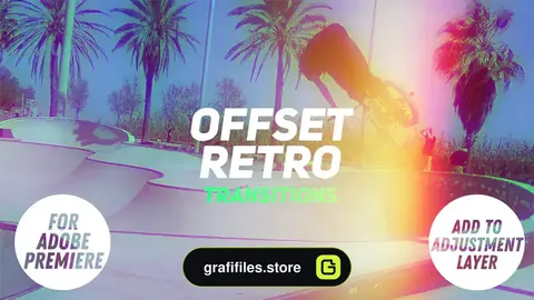 ترانزیشن پریمیر Offset Retro Transitions