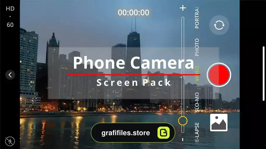 پروژه داوینچی ریزالو اسکرین دوربین گوشی Phone Camera Screen Pack