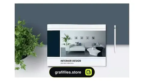 طرح لایه باز کاتالوگ و بروشور نمونه کار Portfolio Brochure Catalogs