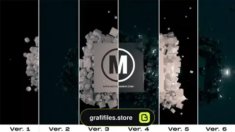 لوگو موشن پریمیر Primitive Logo Reveal