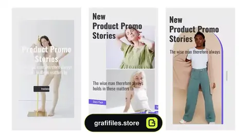 پروژه پریمیر استوری معرفی محصول Product Promo Stories