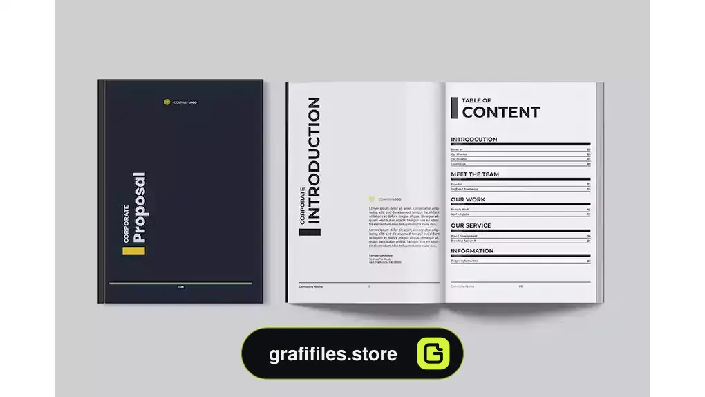 قالب ایندیزاین پروپوزال Proposal Indesign