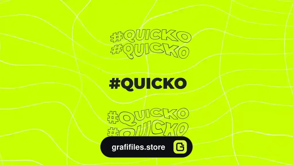 پروژه پریمیر تیزر تبلیغاتی با تایپوگرافی Quicko - Dynamic Typo Promo