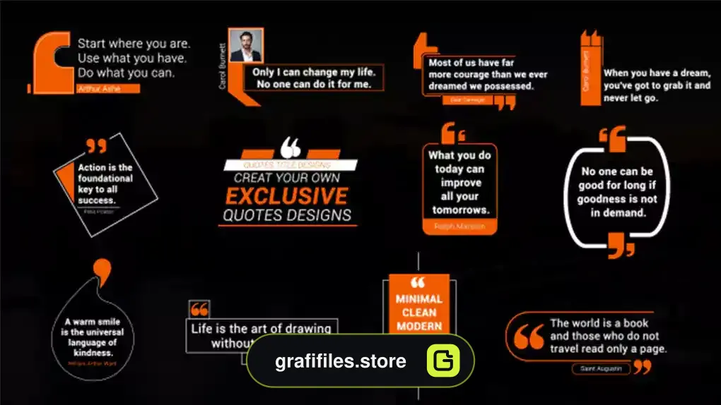 پروژه پریمیر تایتل نقل قول Quotes Text Titles