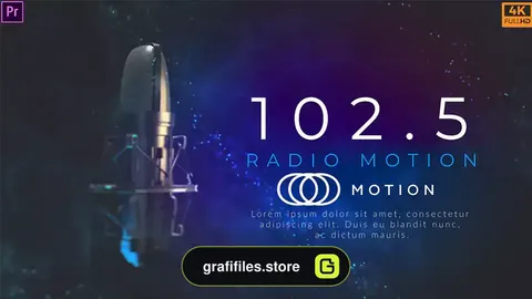 لوگو موشن پریمیر رادیو Radio Logo Opener