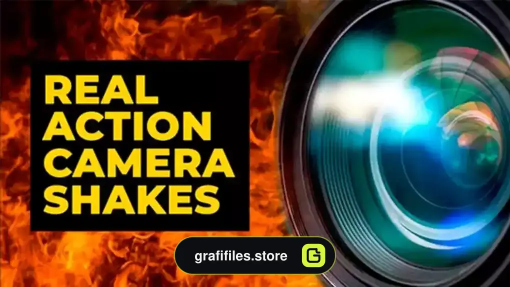 پروژه افترافکت لرزش دوربین واقعی Real Action Camera Shakes for After Effects