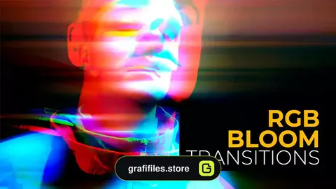 دانلود 10 ترانزیشن پریمیر نویز رنگی RGB Bloom Transitions