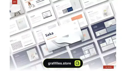 قالب پاورپوینت کسب و کار Saka