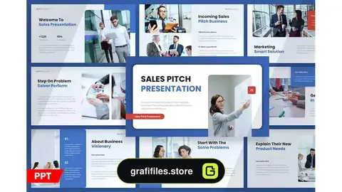 قالب پاورپوینت Sales Pitch