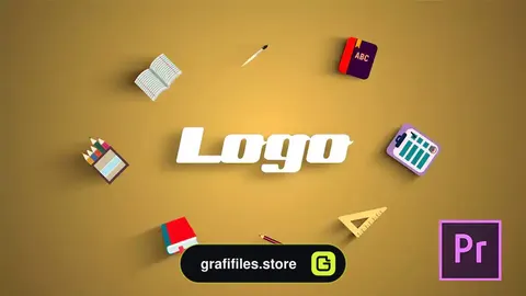 لوگو موشن پریمیر مدرسه School Logo Reveal
