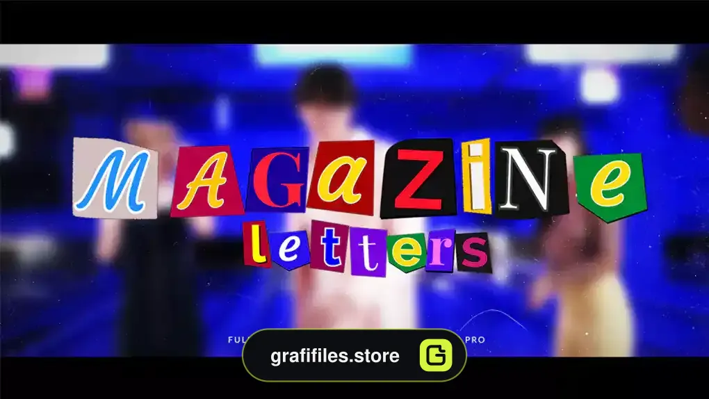 پریست پریمیر حروف الفبا Scrapbook Alphabet Effects