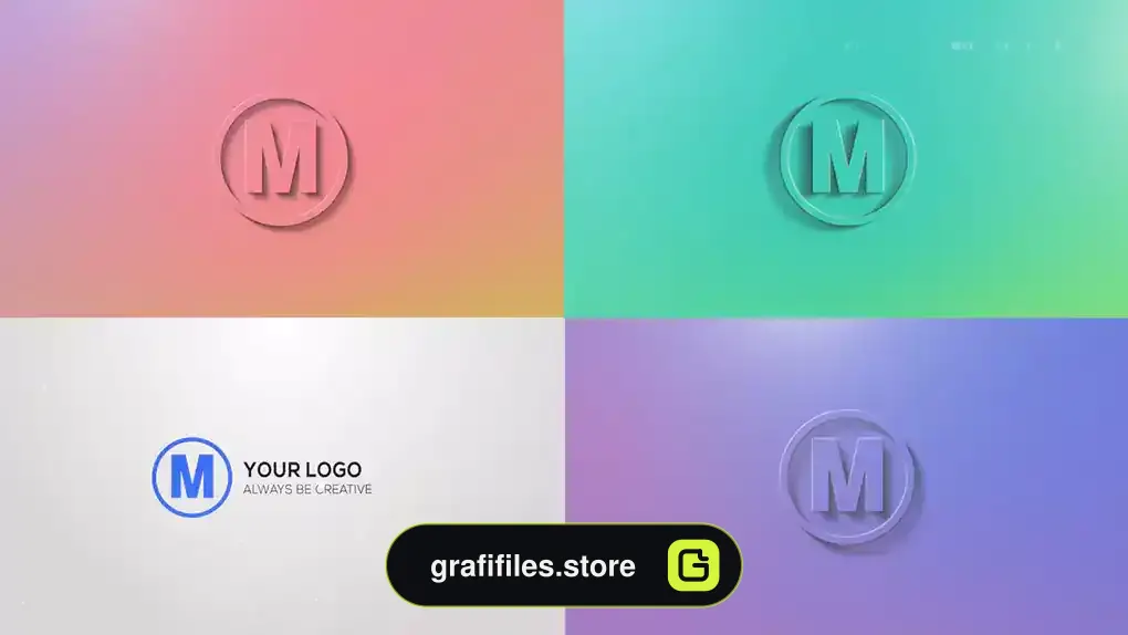 لوگو موشن پریمیر Shade Logo Display (4k)