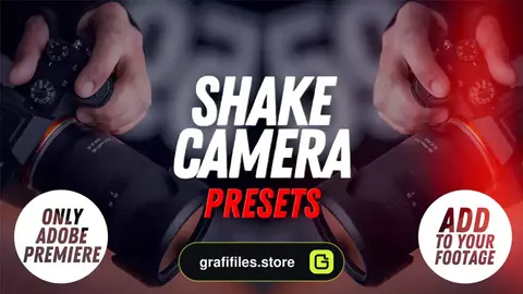 پریست پریمیر افکت لرزش دوربین Shake Camera Presets Pack