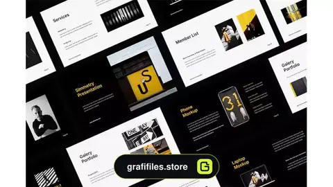 قالب پاورپوینت Simmetry - PowerPoint Template